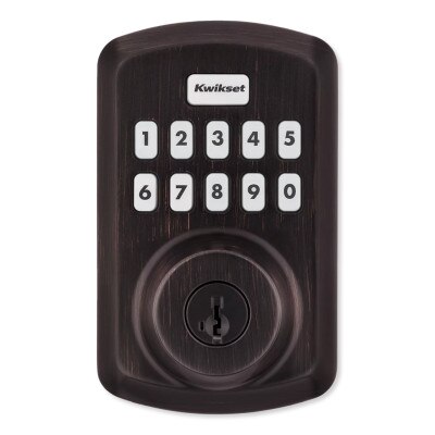 Kwikset Powerbolt 250 Transitional Keypad Electronic Lock, Venetian Bronze